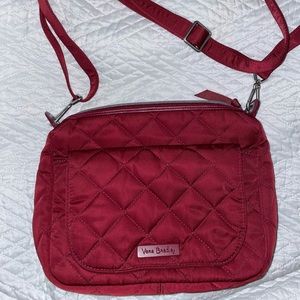 Vera Bradley Berry Red Mini Carson Crossbody